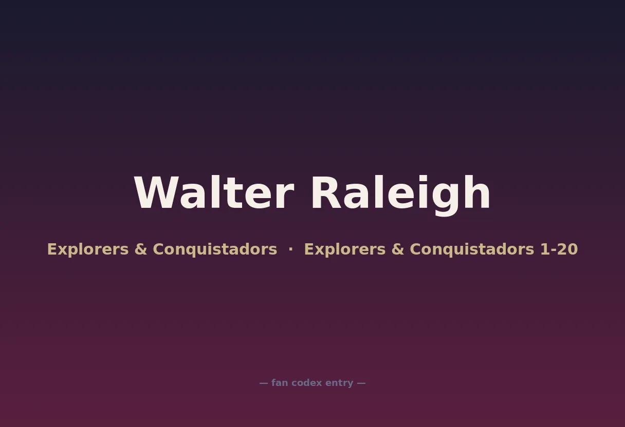Walter Raleigh